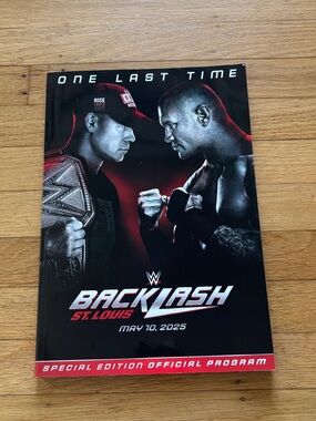 WWE 2025 BackLash Program Magazine